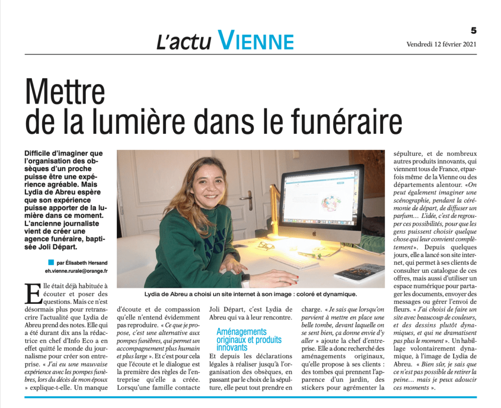 article du journal